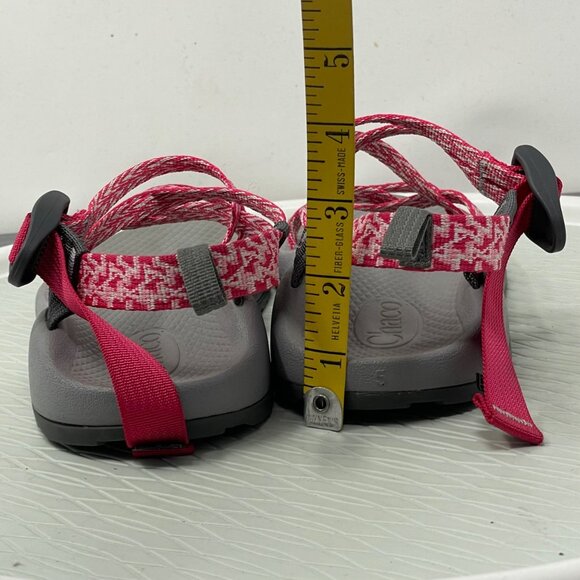 Chaco ZX1 Sandals Ecotread Sport Open Toe Outdoor Hiking Outdoor Pink Size 5 - Picture 7 of 12